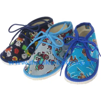 Chlapecké bačkory Papučky chlapecké kotníkové uzavřené šněrovací 18 (12)