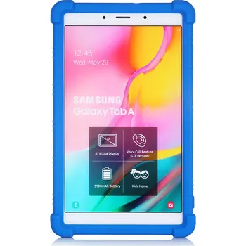 Pouzdro na tablet Silikonový Kryt Samsung Galaxy Tab A7 Lite 8,7 - Barevné Modrá: Modrá
