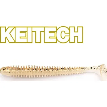 Umělá nástraha Gumová Nástraha Keitech Swing Impact 4", 10cm Golden Shiner (8ks)