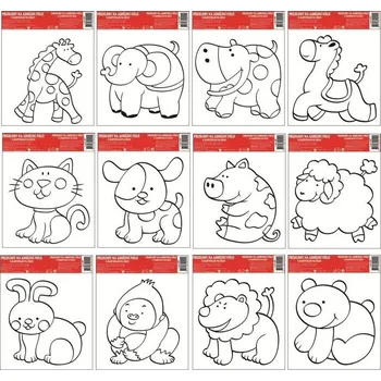 Speciální výtvarná barva Předlohy na malování na sklo, 1 ks