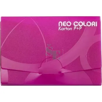 Krabička na vizitky NEO COLORI růžová 2-569, Karton P+P