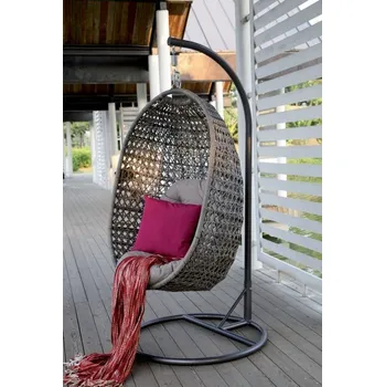 Zahradní houpačka Dimenza zahradní závěsná houpačka BARCELONA - šedá