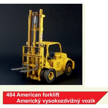 Plastikový model Plusmodel 1/35 American Forklift (full resin kit)