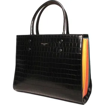 Kabelka Dámská velká kabelka do ruky David Jones 6524-2 na formát A4 černá | KabelkyproVas.cz