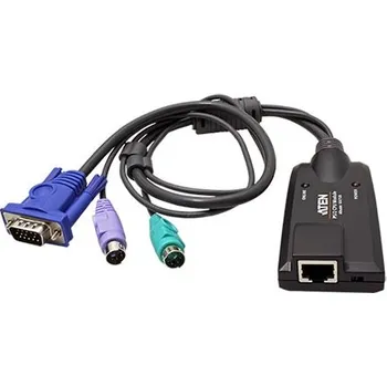 KVM přepínač Aten KVM modul k přepínači počítačů přes TP (VGA / 2x PS/2), až 50m (KA7120) - 14.01.6024