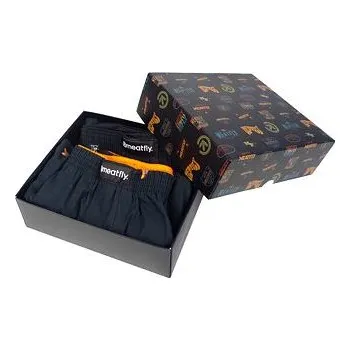 Trenýrky Meatfly pánské trenýrky Agostino Flies Gift Pack | Černá | Velikost M