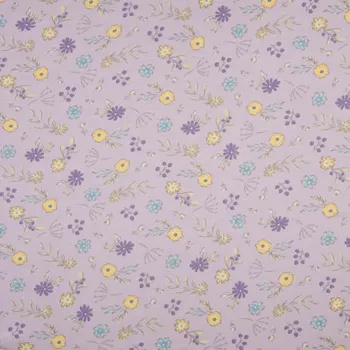 Úplet 21679 lila, luční květy, š.155