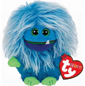 Hračka TY Beanie Frizzys Fang modrý 6˝ medium 6˝