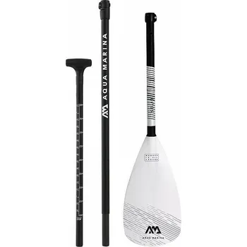 Vodní sport Pádlo AQUA MARINA SOLID Fiberglass 3D 3-dílné sklolaminátové pro paddleboard