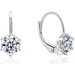 MOISS Něžné stříbrné náušnice s čirými zirkony E0000676, E0000675 1,5 x 0,9 cm + 2 měsíce na vrácení zboží