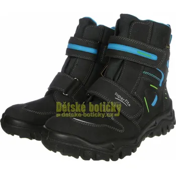 Dívčí polobotky Superfit 1-00080-01 Husky schwarz kombi Výprodej NEPÁR 40