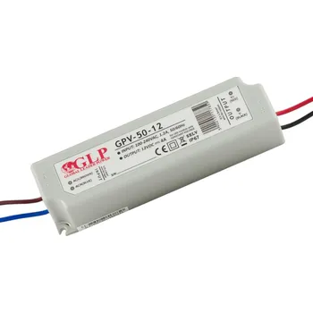 Napájecí zdroj pro osvětlení Zdroj napětí 24V 50W 2,1A IP67 GLP typ GPV-50-24