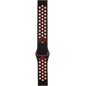Řemínek na hodinky Tactical 711 Double 22 mm Black/Red