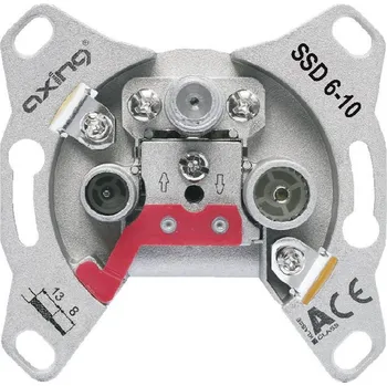 Televizní anténa Axing SSD 6-07 anténní zásuvka pod omítku koncová krabice