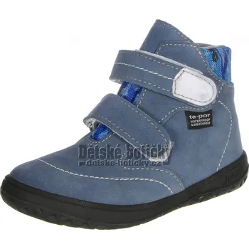 Chlapecká zimní obuv Jonap B3SV SLIM světle modrá maskáčová 25