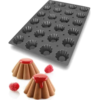 Nádoba na pečení Forma silikonová (24ks mini bábovky) průměr 7.9 cm