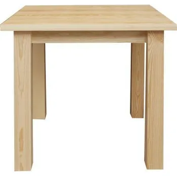 Jídelní stůl Stůl z masivu Classic 239, KB Výběr moření: Dub, Druh dřeva: Borovicový masiv, Rozměr stolu: 80x80 cm