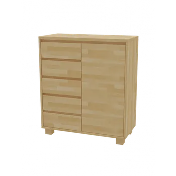 Komoda Komoda SK-D-5Z, Mrava Výběr moření: Wenge, Druh dřeva: Bukový masiv