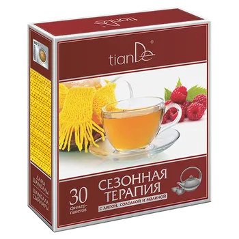 Čaj tianDe Bylinná směs s lípou, lékořicí, malinou 30x 1,5 g