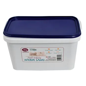 Gadget Adam Toys Natur Sand Kinetický písek přírodní  5 kg + nafukovací pískoviště