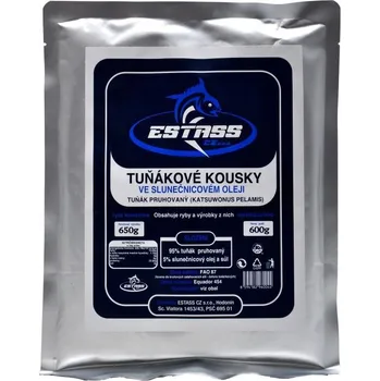 Estass Tuňákové kousky v rostlinném oleji 650 g
