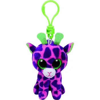 plyšák TY Beanie Boos GILBERT - růžová žirafa přívěšek 3" small 3˝