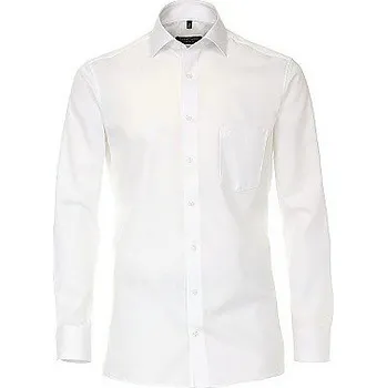 Pánská košile Pánská košile Casa Moda Comfort Fit bílá keprová dlouhý rukáv vel. 48 - 56 (3XL - 7XL) - 54