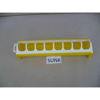 Krmítko pro ptáka Žlabové krmítko plastové kuřecí 50 cm