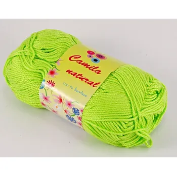 Příze Příze Camila natural - limetkově zelená - číslo barvy 145