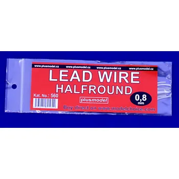 Plusmodel Lead wire HALFROUND 0,8 mm