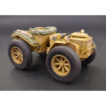 Plastikový model Plusmodel 1/35 Pavesi P4 with tyres (complete resin kit)