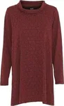 Dámská halenka červeno - černá s rolákem Point Neuf ODE-V8230 - 4XL