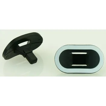 Modelová železnice Nárazník oválný lemovaný se čtyřhranným úchytem 2 ks G - LGB (Zahradní železnice)