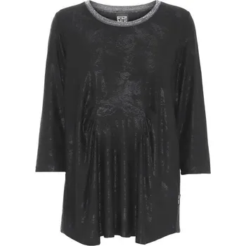 Dámská tunika Dámská černá lesklá halenka - velikost 3XL Point Neuf ODE-V8234 - 3XL