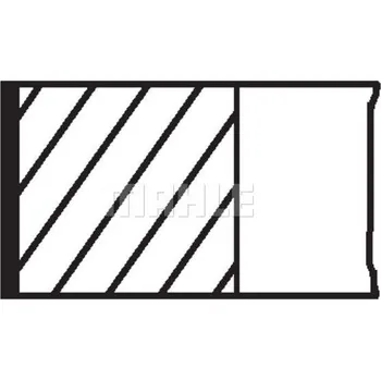 Píst motoru Mahle MAO 021 78 V0 sada pístních kroužků