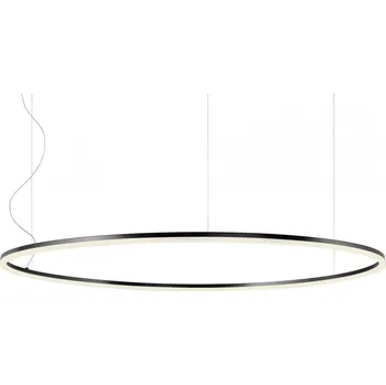 Redo 01-1952-TRIAC Orbit direct, závěsné kruhové svítidlo, 110W LED 3000K stmívatelné TRIAC, černá, prům. 150cm