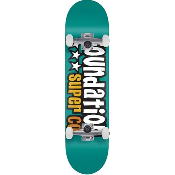 Skateboard foundation Skateboard 3 star teal complete