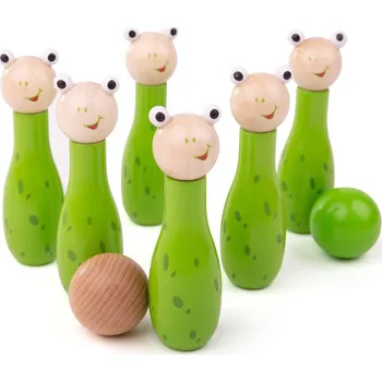 Kuželka Bigjigs Toys Kuželky žabky