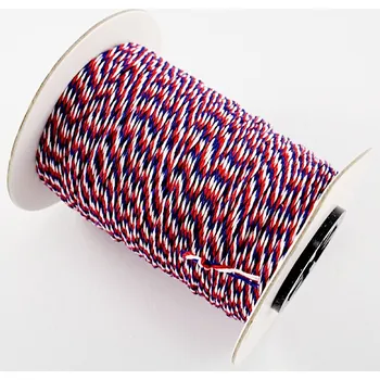 Notářská šňůrka - červená, modrá, bílá - průměr 0,1 cm
