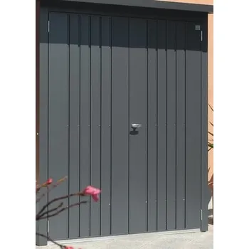 Dveřní set k dřevníku WoodStock 150, šedý křemen metalíza BH38001