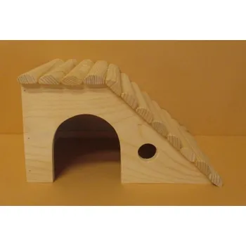 Domek křeček šikmý bok dřev.přír.