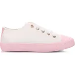 GOMER Dívčí tenisky plátěné AZY-8WH.PI Velikost: 34