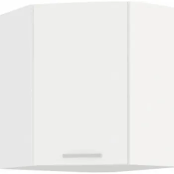 Kuchyňská skříňka Rohová horní skříňka, bílá, SPLIT 58x58 GN-72 1F