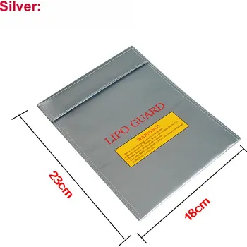 IMAX Ochranný vak 18x23cm z nehořlavého materiálu pro Li-pol, stříbrný