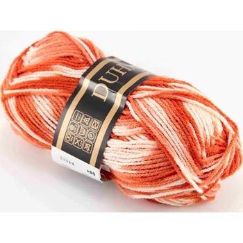 Příze Příze Duha - oranžovo smetanová 504