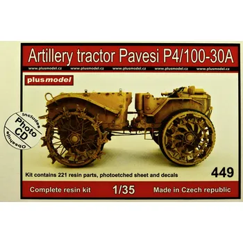Plastikový model Plusmodel 1/35 Pavesi P4/100-30A (complete resin kit)
