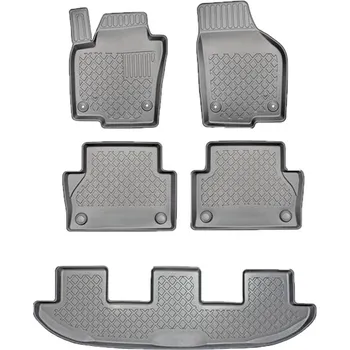 autokoberec Gumové autokoberce Seat Alhambra II 2010-2020 7míst. • zvýšený okraj • Aristar