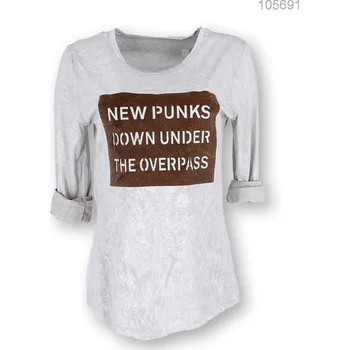 Dámské tričko 716616 triko dl.r. Italie barva: bordó, velikost: UNI