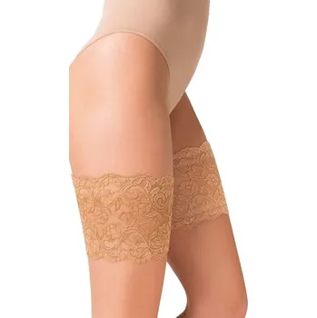 Dámské punčochy Gabriella Thigh Band béžové M/L