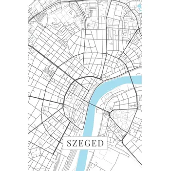 Plakát Plakát, Obraz - Szeged white